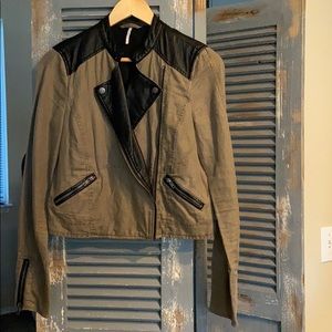 Free People moto jacket
